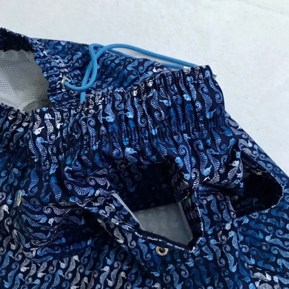 Lands' End NWOT Seahorse Volley Swim Trunk Men S (28-30) - Picture 8 of 12